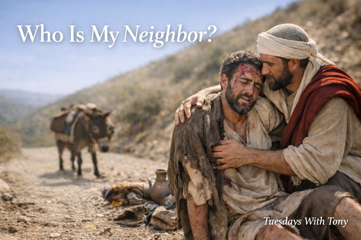 Good Samaritan — recurring portrayal in Tuesdays With Tony